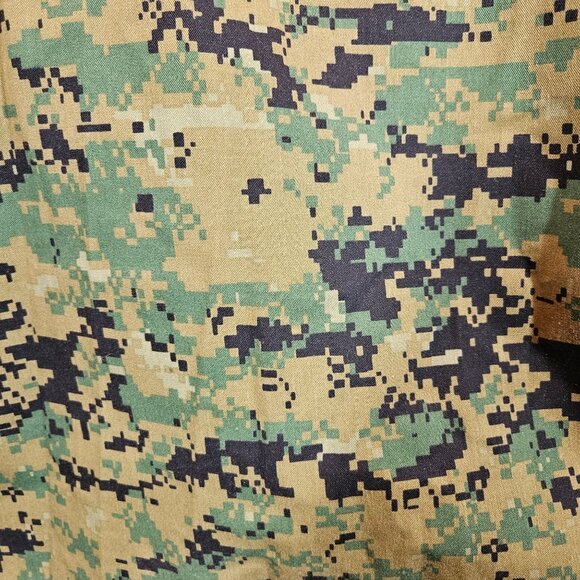 USMC Digital Woodland Camo Combat Jacket Size Medium BDU Cargo gorpcore outdoor - Picture 8 of 15